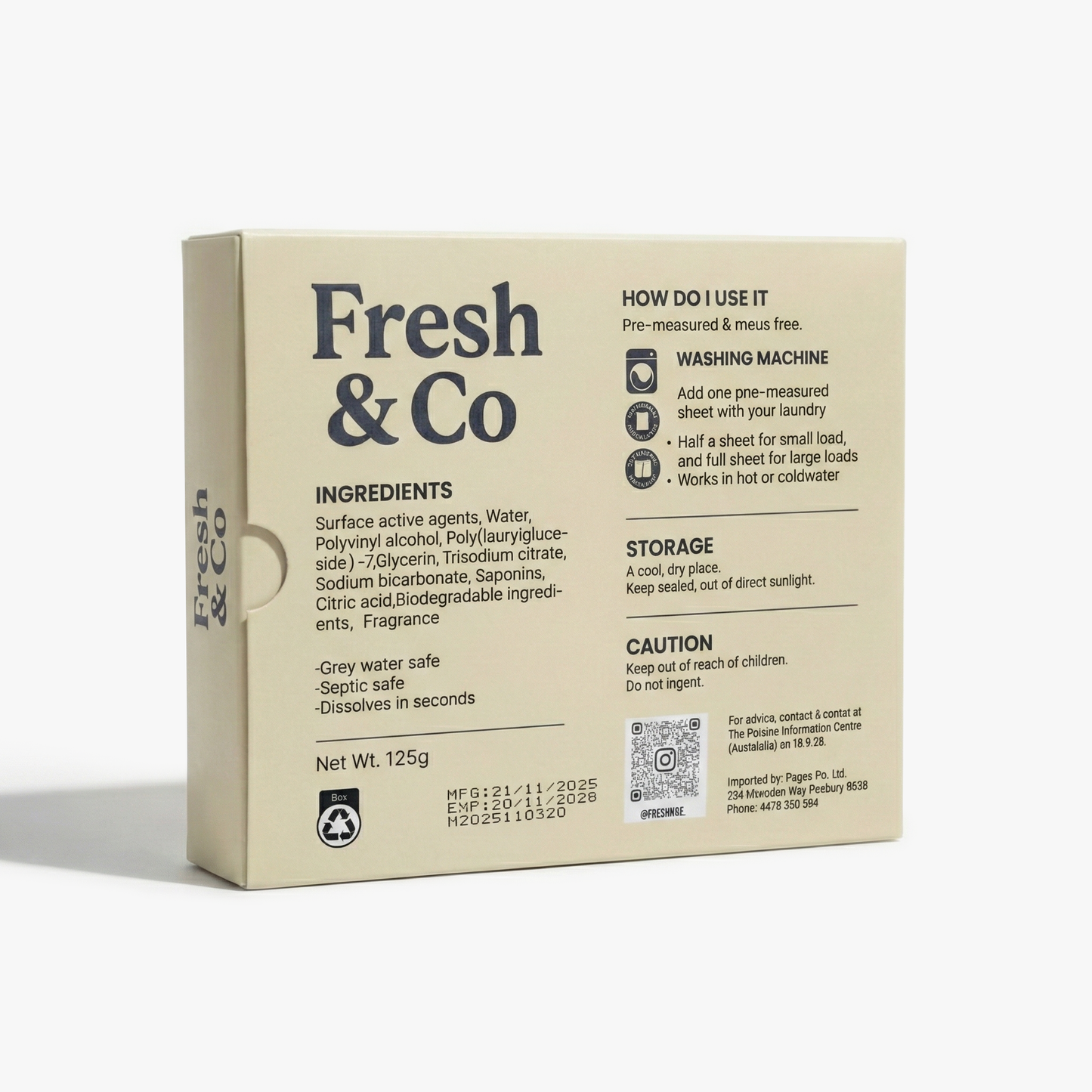 Laundry Detergent Sheets